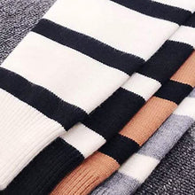 Load image into Gallery viewer, Women's Casual Long Sleeve Crewneck Patchwork Knit Sweater Top