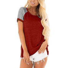 Load image into Gallery viewer, Women's Casual Short Sleeve T-Shirts