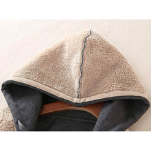 Load image into Gallery viewer, Women's Casual Winter Warm Sherpa Lined Zip Up Hooded Sweatshirt Jacket