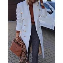 Load image into Gallery viewer, Women's Coat Regular Fit Warm Casual Jacket Long Sleeve Solid Color