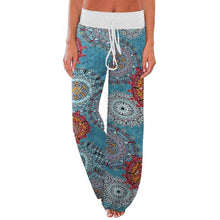 Load image into Gallery viewer, Women's Comfy Stretch Drawstring Palazzo Wide Leg Lounge Pant