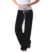 Load image into Gallery viewer, Women's Comfy Stretch Drawstring Palazzo Wide Leg Lounge Pant