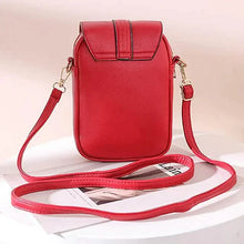 Load image into Gallery viewer, Women's Crossbody Leather Solid Color Plain Bag Wallet