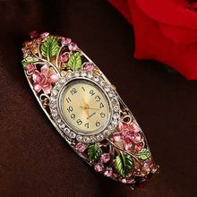 将图片加载到图库查看器,Women's Crystal Bracelet Wrist Watch