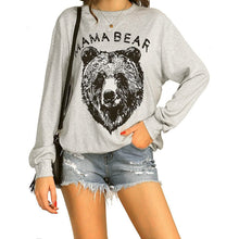 Load image into Gallery viewer, Women's Cute Long Sleeve Top Loose Crewneck Pullover Sweatshirt
