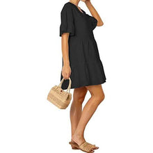 Load image into Gallery viewer, Women’s Cute Shift Dress with Pockets