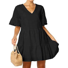 Load image into Gallery viewer, Women’s Cute Shift Dress with Pockets