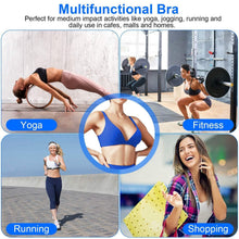 Load image into Gallery viewer, Women's Deep V-Neck U-Shaped Back Sports Bra
