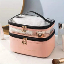 Load image into Gallery viewer, Women's Double Layer Makeup Bag