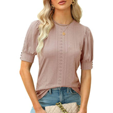 Load image into Gallery viewer, Women's Dressy Casual Puff Sleeve Tops