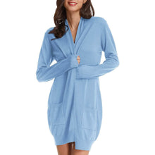 Load image into Gallery viewer, Women's Essential Solid Open Front Long Knited Cardigan Sweater