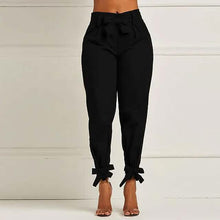Load image into Gallery viewer, Women's Fashion Drawstring Ankle Trousers