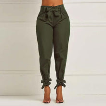 Load image into Gallery viewer, Women's Fashion Drawstring Ankle Trousers