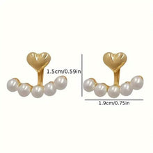 Load image into Gallery viewer, Women's Fashion Earrings Bohemian Style Imitation Pearl Inlay