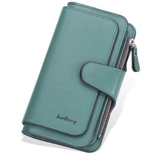 Load image into Gallery viewer, Women's Fashion Faux Leather Wallet with Card Slots & ID Window