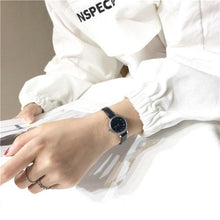 Load image into Gallery viewer, Womens Fashion White Small Watches Quartz Wristwatch Simple Leather Band Fashion Simple Ladies Quartz Watches Mini Ultra-Thin Analog Watches For Girls Students