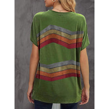 Load image into Gallery viewer, Womens Graphic Crewneck Tee Loose Casual T-Shirt