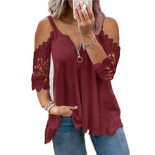 Load image into Gallery viewer, Women's Half Sleeve V Neck Sexy Top