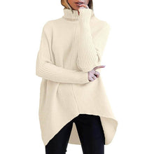将图片加载到图库查看器,Women's High Neck Long Sweater