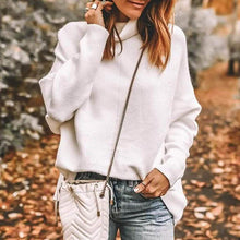 将图片加载到图库查看器,Women's High Neck Long Sweater