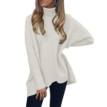 将图片加载到图库查看器,Women's High Neck Long Sweater