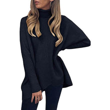 将图片加载到图库查看器,Women's High Neck Long Sweater