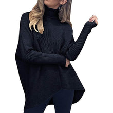 将图片加载到图库查看器,Women's High Neck Long Sweater