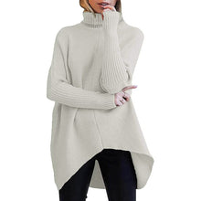 将图片加载到图库查看器,Women's High Neck Long Sweater