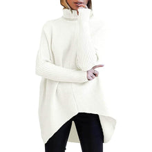 将图片加载到图库查看器,Women's High Neck Long Sweater