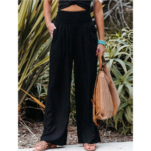 Load image into Gallery viewer, Women's High Waist Loose Wide Leg Pants