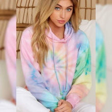 Load image into Gallery viewer, Women's Hoodie Pullover Tie Dye Hoodies