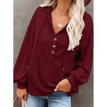 将图片加载到图库查看器,Women's Hoodie Sweatshirt Solid Color
