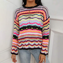 Load image into Gallery viewer, Women's Jumper Cable Knit Pullover Sweater Long Sleeve