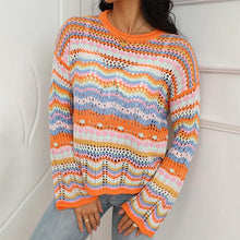 Load image into Gallery viewer, Women's Jumper Cable Knit Pullover Sweater Long Sleeve