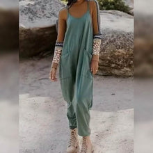Load image into Gallery viewer, Women's Jumpsuit Maternity Solid Color V Neck Regular Fit Sleeveless