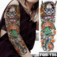 Load image into Gallery viewer, Womens Large Waterproof Temporary Sticker Tattoo Tiger Fox Luxury Design From Wonderland