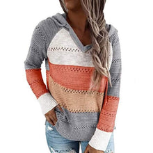 Load image into Gallery viewer, Women's Lightweight and Breathable Knit Hoodie