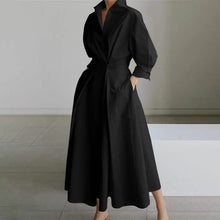 Load image into Gallery viewer, Women's Long Linen Dress Shirt
