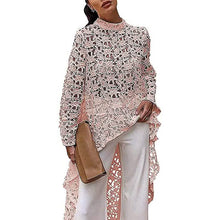 Load image into Gallery viewer, Women's Long Sleeve Crew Neck Casual Top Shirt Dress