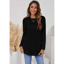 将图片加载到图库查看器,Women's Long Sleeve Crew Neck T-Shirt