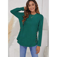 将图片加载到图库查看器,Women's Long Sleeve Crew Neck T-Shirt