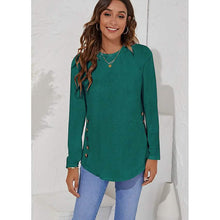将图片加载到图库查看器,Women's Long Sleeve Crew Neck T-Shirt
