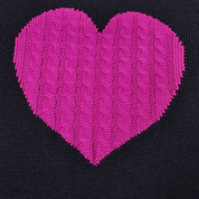 Load image into Gallery viewer, Women's Long Sleeve Crewneck Cute Heart Knitted Sweaters