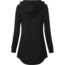 Load image into Gallery viewer, Women's Long Sleeve Hooded Tunic Tops