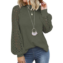Load image into Gallery viewer, Women's Long Sleeve Lace Top