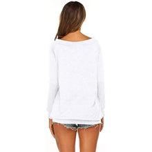 将图片加载到图库查看器,Women's Long Sleeve Off Shoulder Top