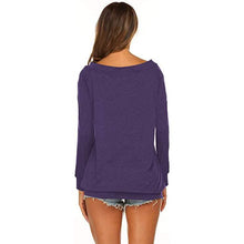 将图片加载到图库查看器,Women's Long Sleeve Off Shoulder Top