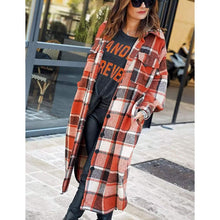 Load image into Gallery viewer, Womens Lounge Lapel Button Up Long Sleeve