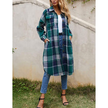 Load image into Gallery viewer, Womens Lounge Lapel Button Up Long Sleeve