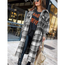 Load image into Gallery viewer, Womens Lounge Lapel Button Up Long Sleeve